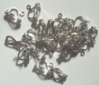 10 Pair of Clip-on Nickel Earring Loops
